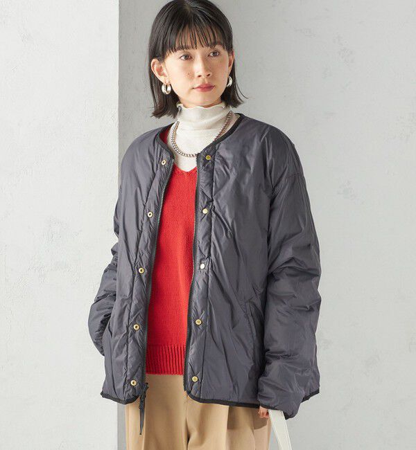 SHIPS for women「《一部追加予約》【SHIPS別注】TAION:〈手洗い可能〉リブ マルチ WAY ダウン ジャケット」|ダウン|