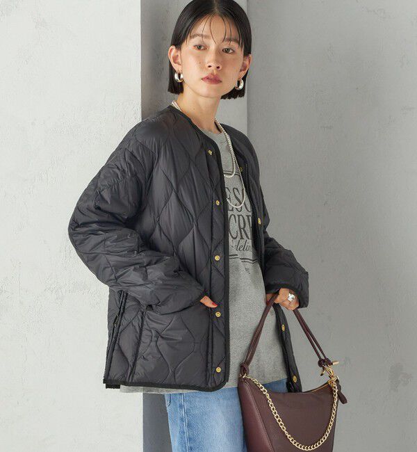 SHIPS for women「《一部追加予約》【SHIPS別注】TAION:〈手洗い可能〉リブ マルチ WAY ダウン ジャケット」|ダウン|