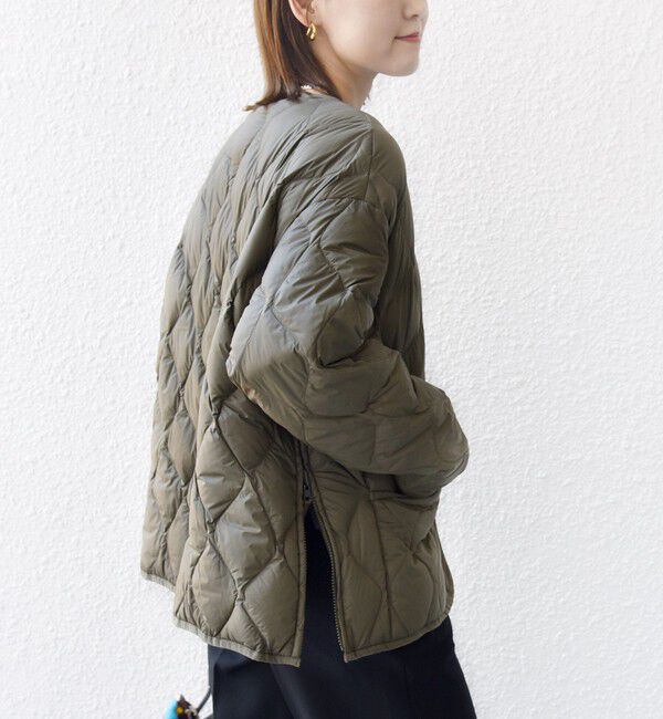SHIPS for women「《一部追加予約》【SHIPS別注】TAION:〈手洗い可能〉リブ マルチ WAY ダウン ジャケット」|ダウン|