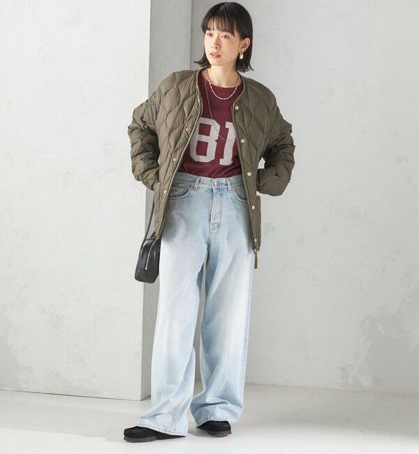 SHIPS for women「《一部追加予約》【SHIPS別注】TAION:〈手洗い可能〉リブ マルチ WAY ダウン ジャケット」|ダウン|