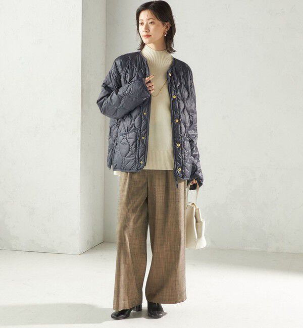 SHIPS for women「《一部追加予約》【SHIPS別注】TAION:〈手洗い可能〉リブ マルチ WAY ダウン ジャケット」|ダウン|