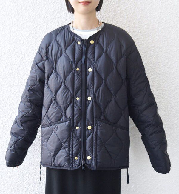 SHIPS for women「《一部追加予約》【SHIPS別注】TAION:〈手洗い可能〉リブ マルチ WAY ダウン ジャケット」|ダウン|