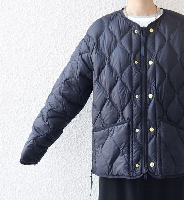 SHIPS for women「《一部追加予約》【SHIPS別注】TAION:〈手洗い可能〉リブ マルチ WAY ダウン ジャケット」|ダウン|