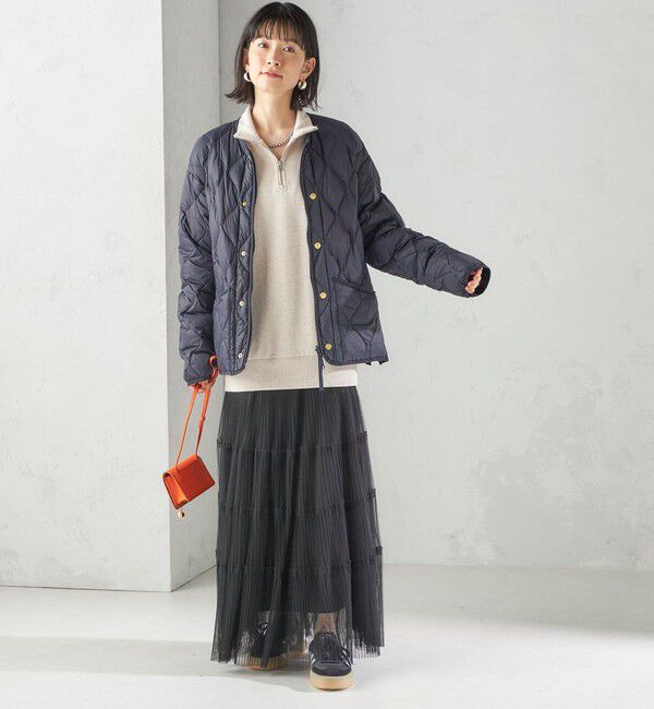 SHIPS for women「《一部追加予約》【SHIPS別注】TAION:〈手洗い可能〉リブ マルチ WAY ダウン ジャケット」|ダウン|