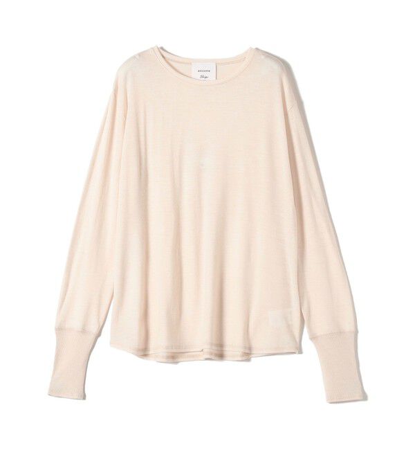 SHIPS for women「assiette:〈手洗い可能〉ウォッシャブル ウール カットソー」|Tシャツ・カットソー|ナチュラル