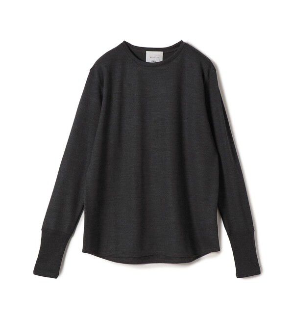 SHIPS for women「assiette:〈手洗い可能〉ウォッシャブル ウール カットソー」|Tシャツ・カットソー|ダークグレー