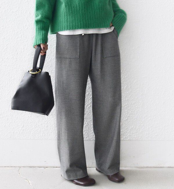 SHIPS for women「〈手洗い可能〉両面起毛 ポケット デザイン ドロスト パンツ」|その他|