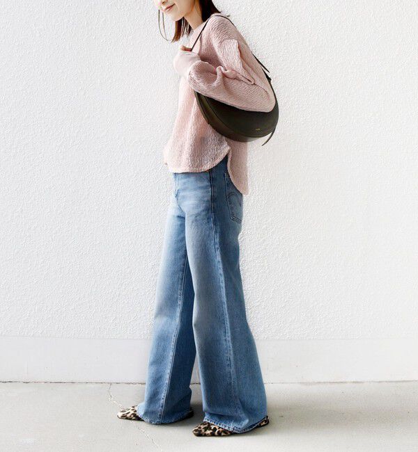 SHIPS for women「《予約》〈手洗い可能〉ランダム ブルーゼ 袖 タック プルオーバー」|Tシャツ・カットソー|