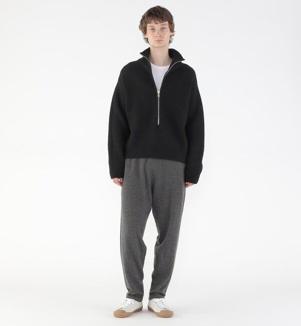 GALERIE VIE「ファインウーレン ジップ プルオーバー」|ニット・セーター|