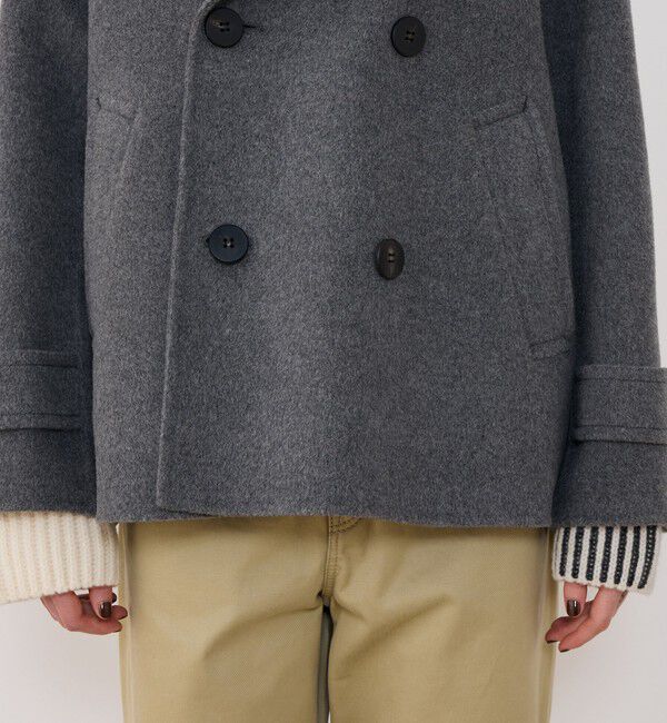 GALERIE VIE「ウールカシミヤダブルフェイス Pコート」|ピーコート|
