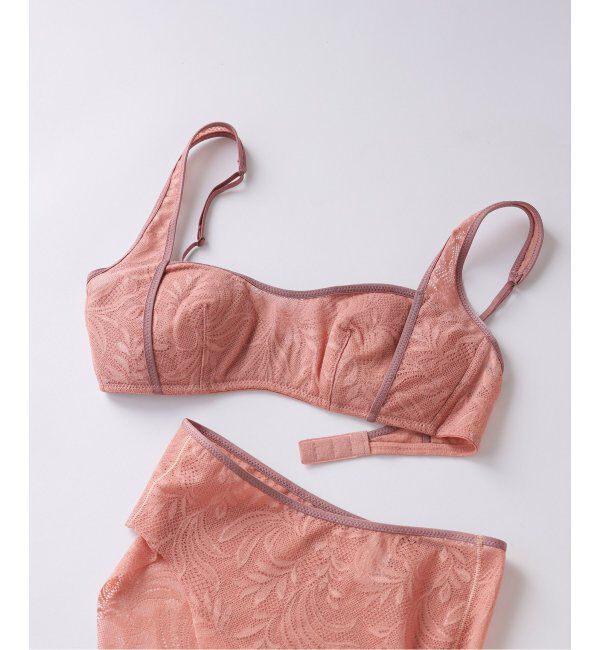 EMILYWEEK「フローラルレースブラ」|インナー|ピンク B