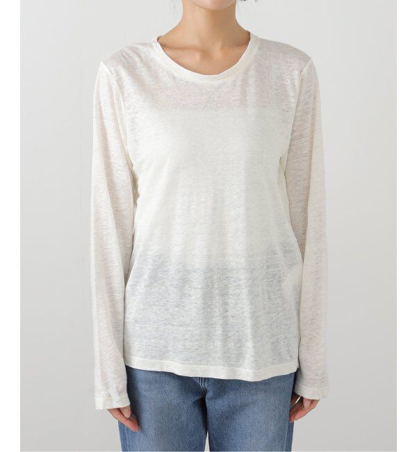IENA LA BOUCLE「BASERANGE/ベースレンジ SEVINC LONG SLEEVE Tシャツ TOSLSJL-SU25」|Tシャツ・カットソー|