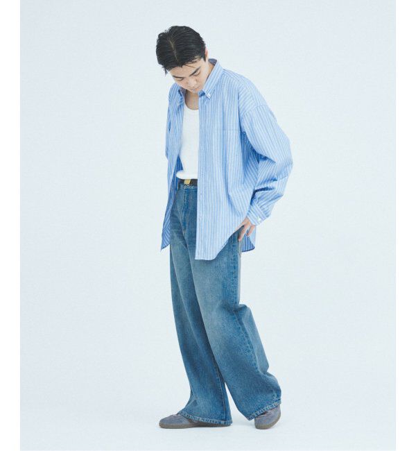 JOURNAL STANDARD「THOMAS MASON / トーマスメイソン ファット シルエット ボタンダウン シャツ」|シャツ・ブラウス|