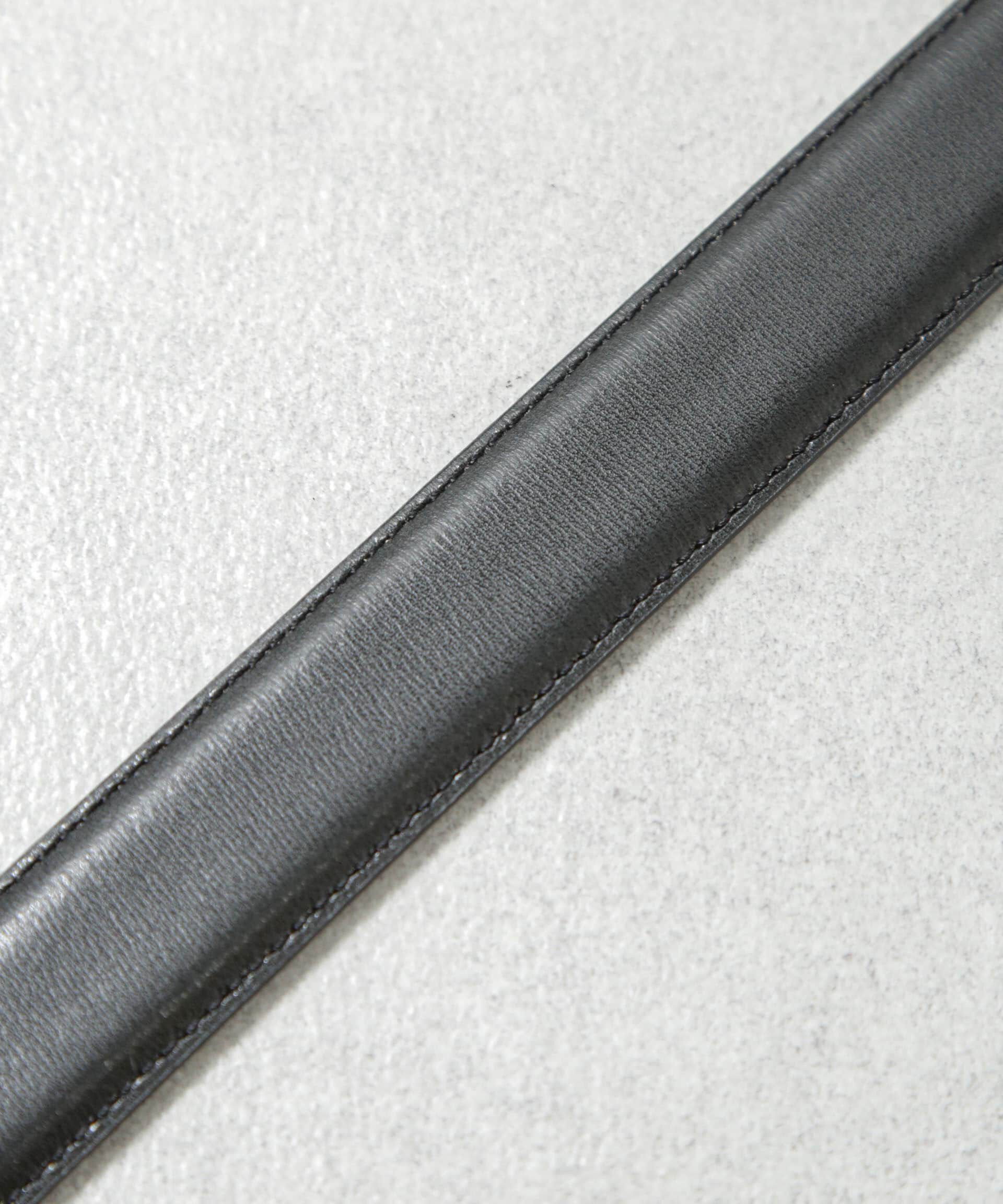 nano･universe「日本製 水シボスプリットレザーベルト」|ベルト|