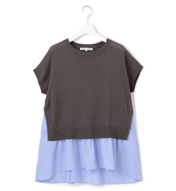 23区「【洗える】レイヤードデザイン ニット」|ニット・セーター|