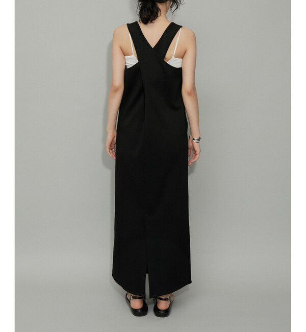 ADAM ET ROPE'「【WEB限定】・【定番人気】パターンニットジレコンビワンピース」|ワンピース|