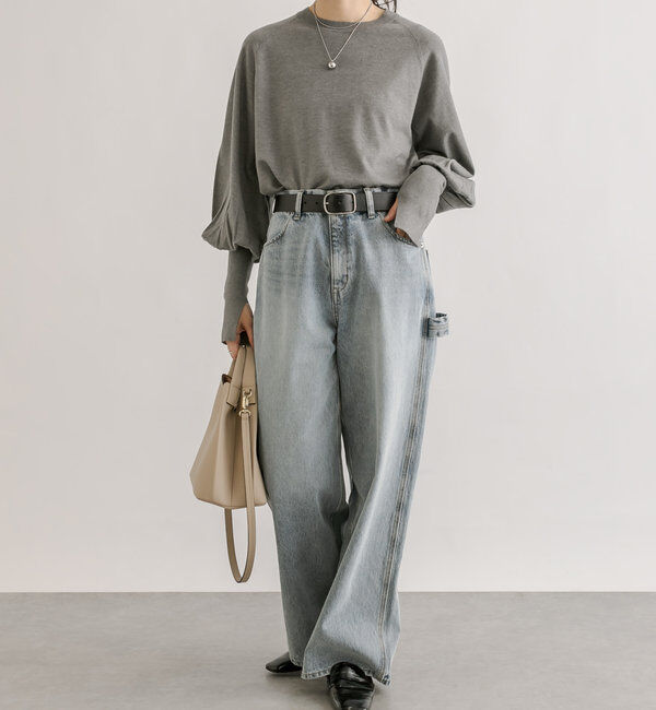  「【MONN.:. (モン)】ペインターデニム」|デニム|