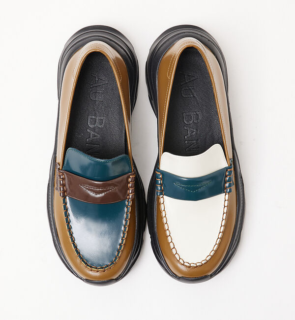 AU BANNISTER「ローファーモチーフスニーカー」|ローファー|