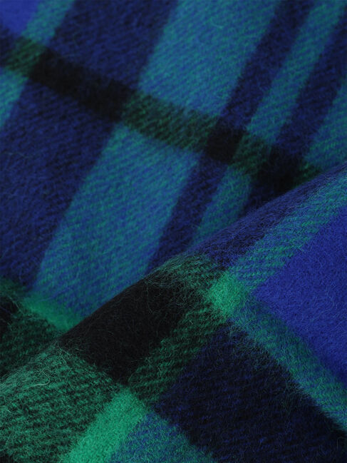 YECCA VECCA「ウォッシャブルウールチェックストール」|ストール|