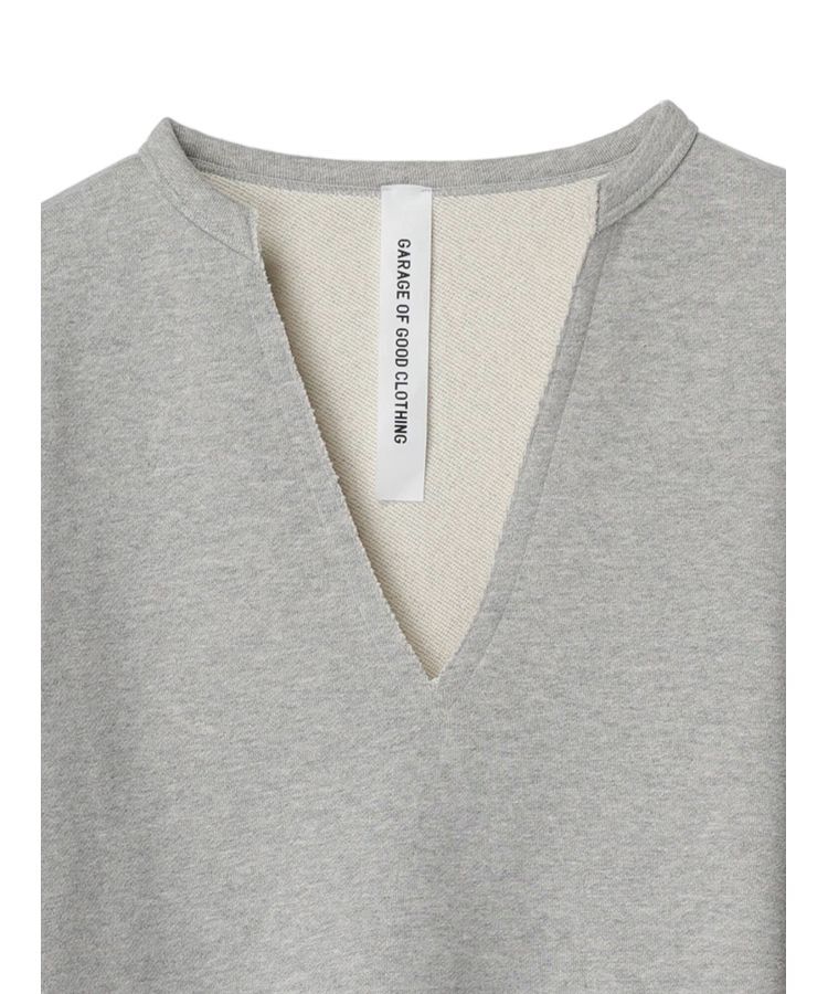 GARAGE OF GOOD CLOTHING「Vネック裾切りっぱなしプルオーバー」|Tシャツ・カットソー|