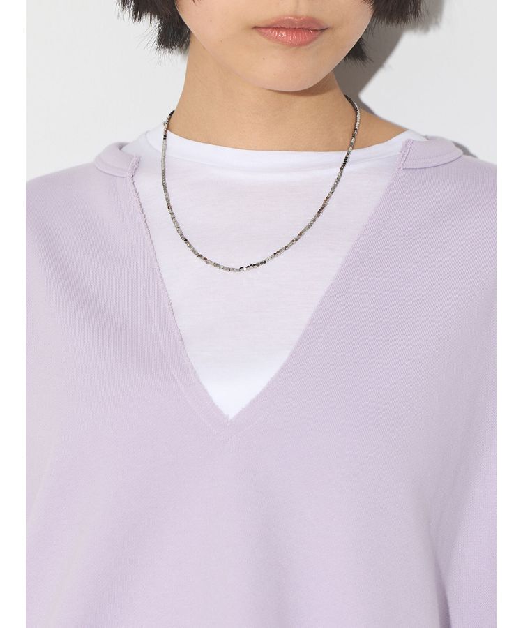 GARAGE OF GOOD CLOTHING「Vネック裾切りっぱなしプルオーバー」|Tシャツ・カットソー|