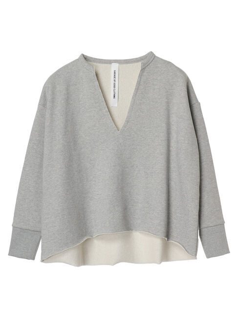 GARAGE OF GOOD CLOTHING「Vネック裾切りっぱなしプルオーバー」|Tシャツ・カットソー|