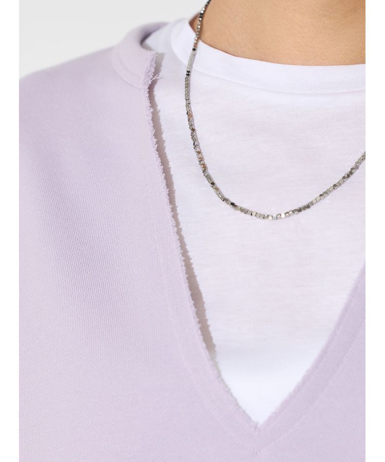 GARAGE OF GOOD CLOTHING「Vネック裾切りっぱなしプルオーバー」|Tシャツ・カットソー|