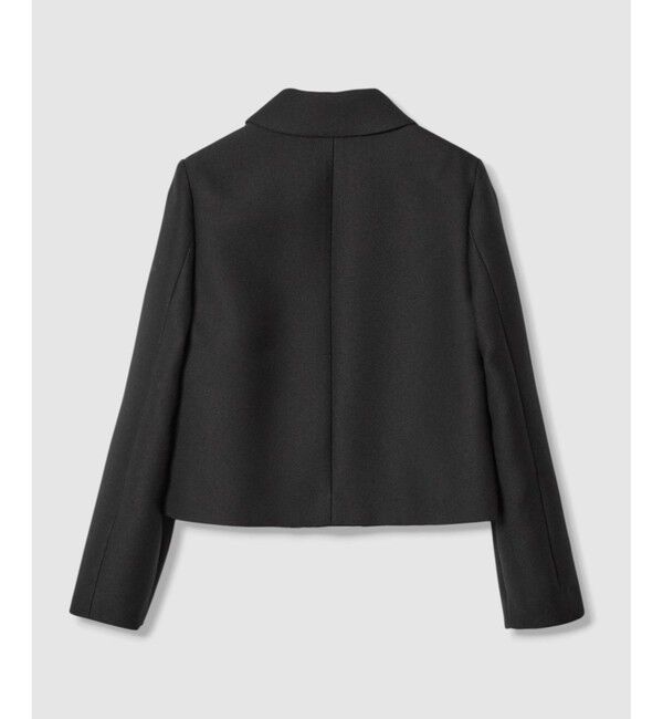 LOULOU WILLOUGHBY「【LOULOU WILLOUGHBY】ブライトウーリーステンカラージャケット」|テーラードジャケット|