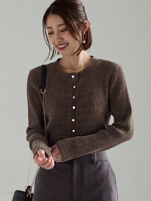 Te chichi「モールリブカーディガン」|カーディガン|