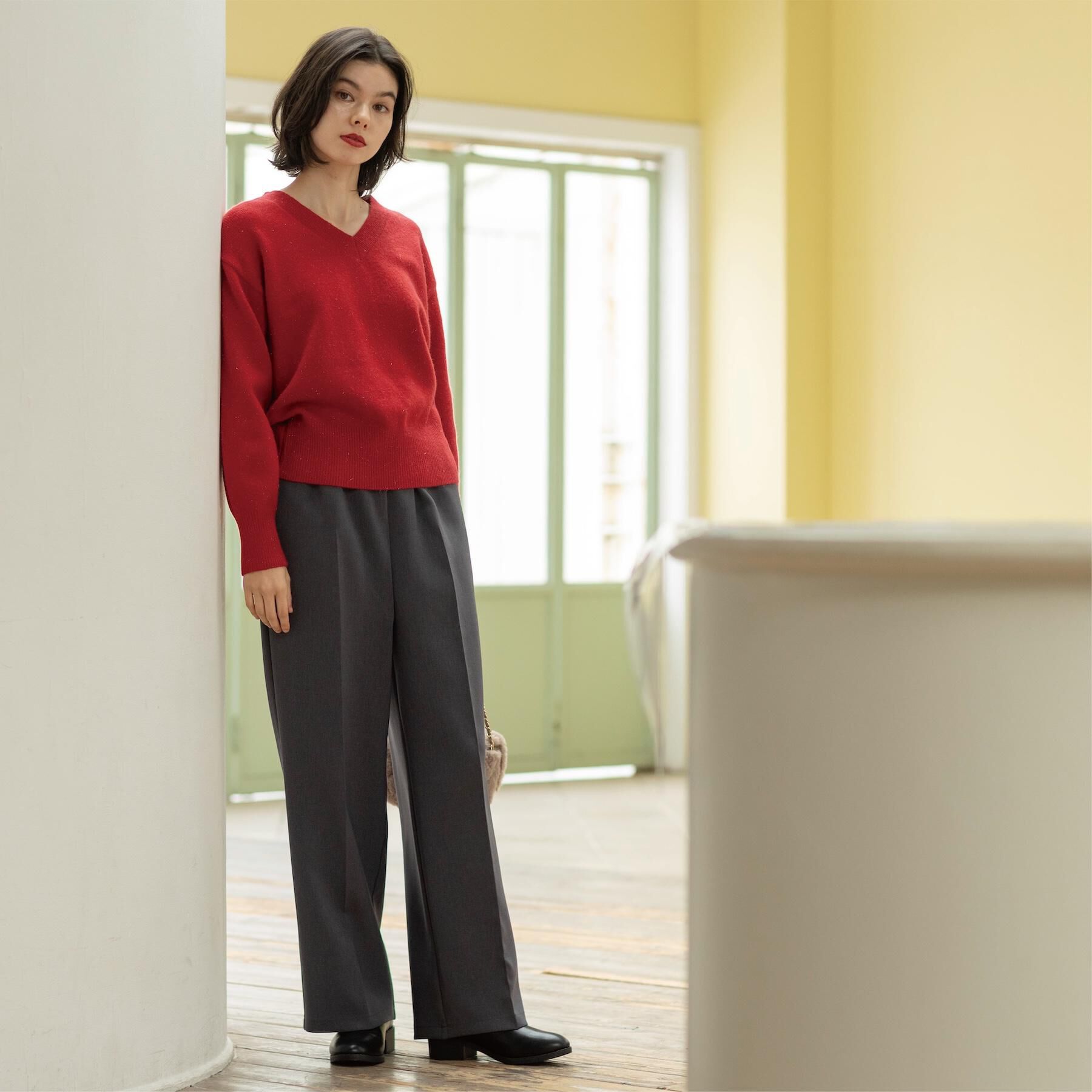 OPAQUE.CLIP「イージーワイドパンツ【洗濯機OK】」|その他|