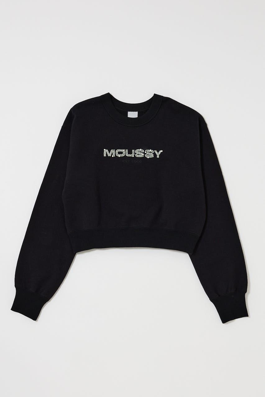 MOUSSY「LITTLE POPS LOGO プルオーバー」|パーカー|BLK