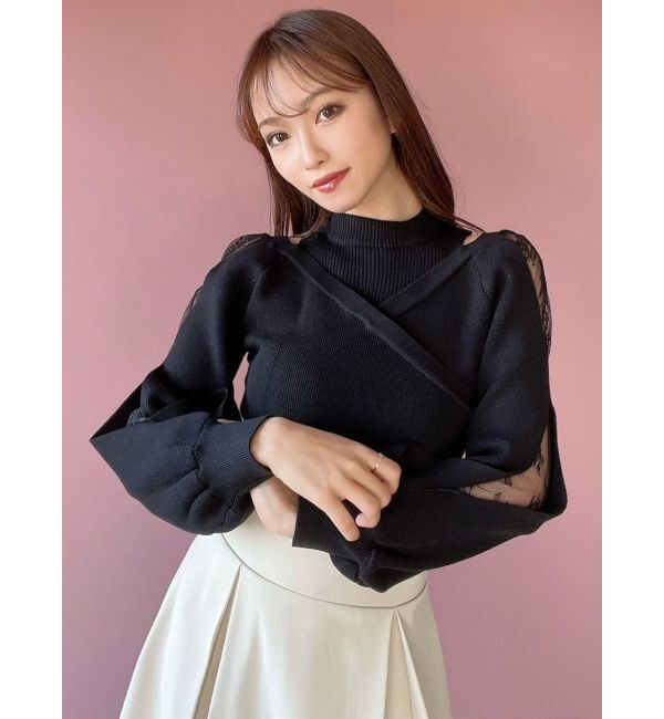 RESEXXY「レイヤードデザインニット」|ニット・セーター|