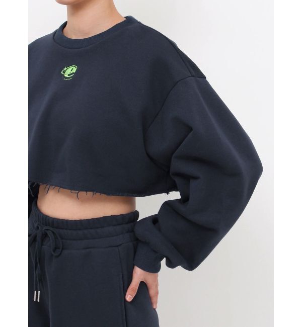 EVRIS「クロップドスウェットトップス【セットアップ着用可能】」|スウェット・ジャージ|