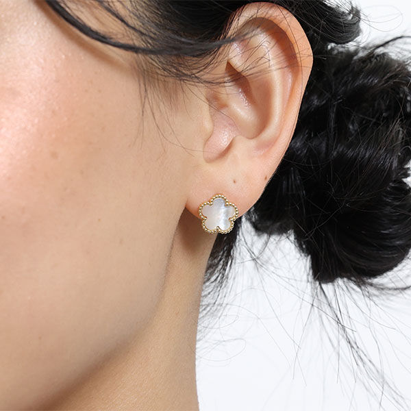 MARY QUANT「ミルフレーム ピアス」|ピアス|