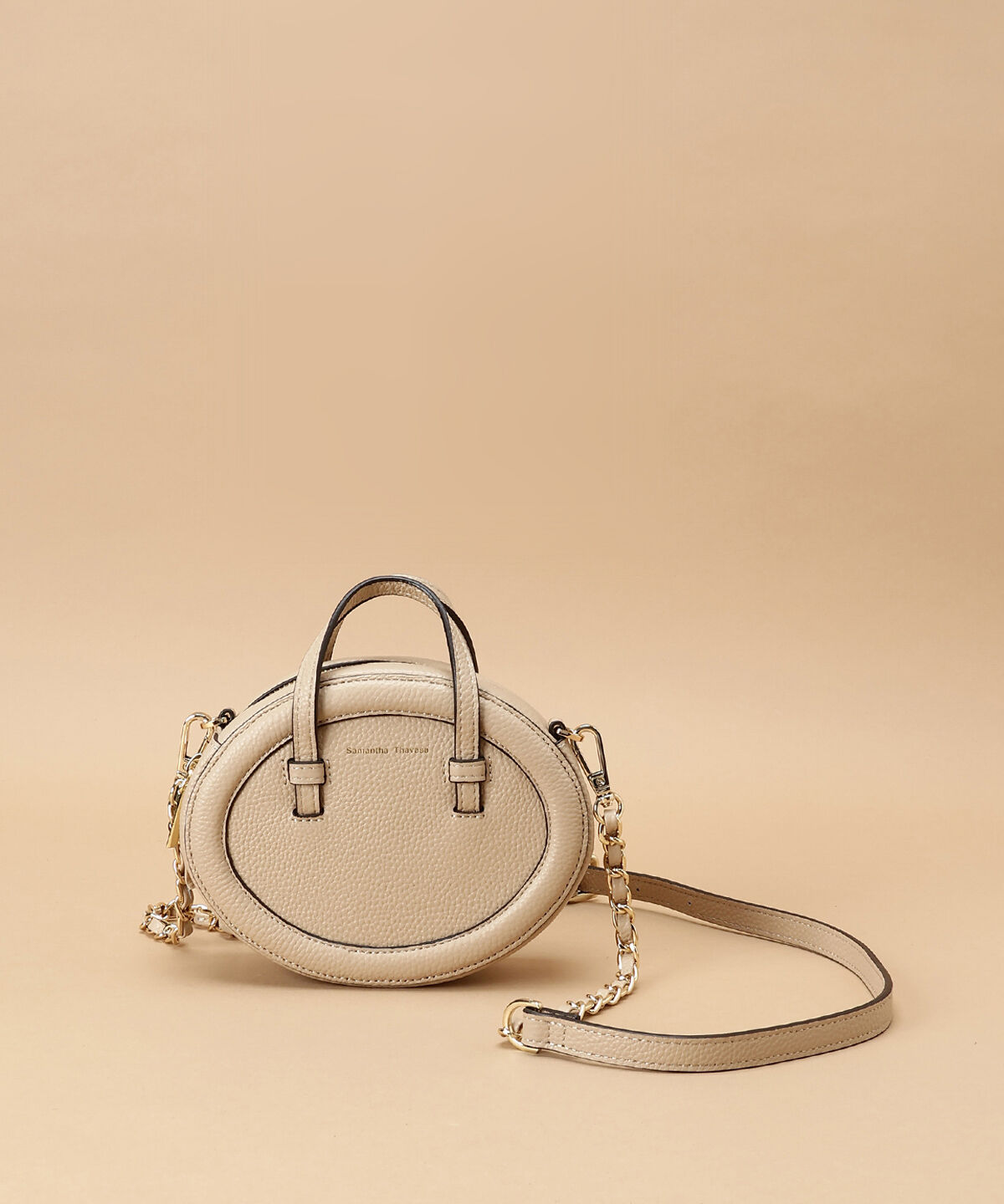 Samantha Thavasa「シンプルサークル型 レザーミニショルダーバッグ」|ショルダー・メッセンジャー|