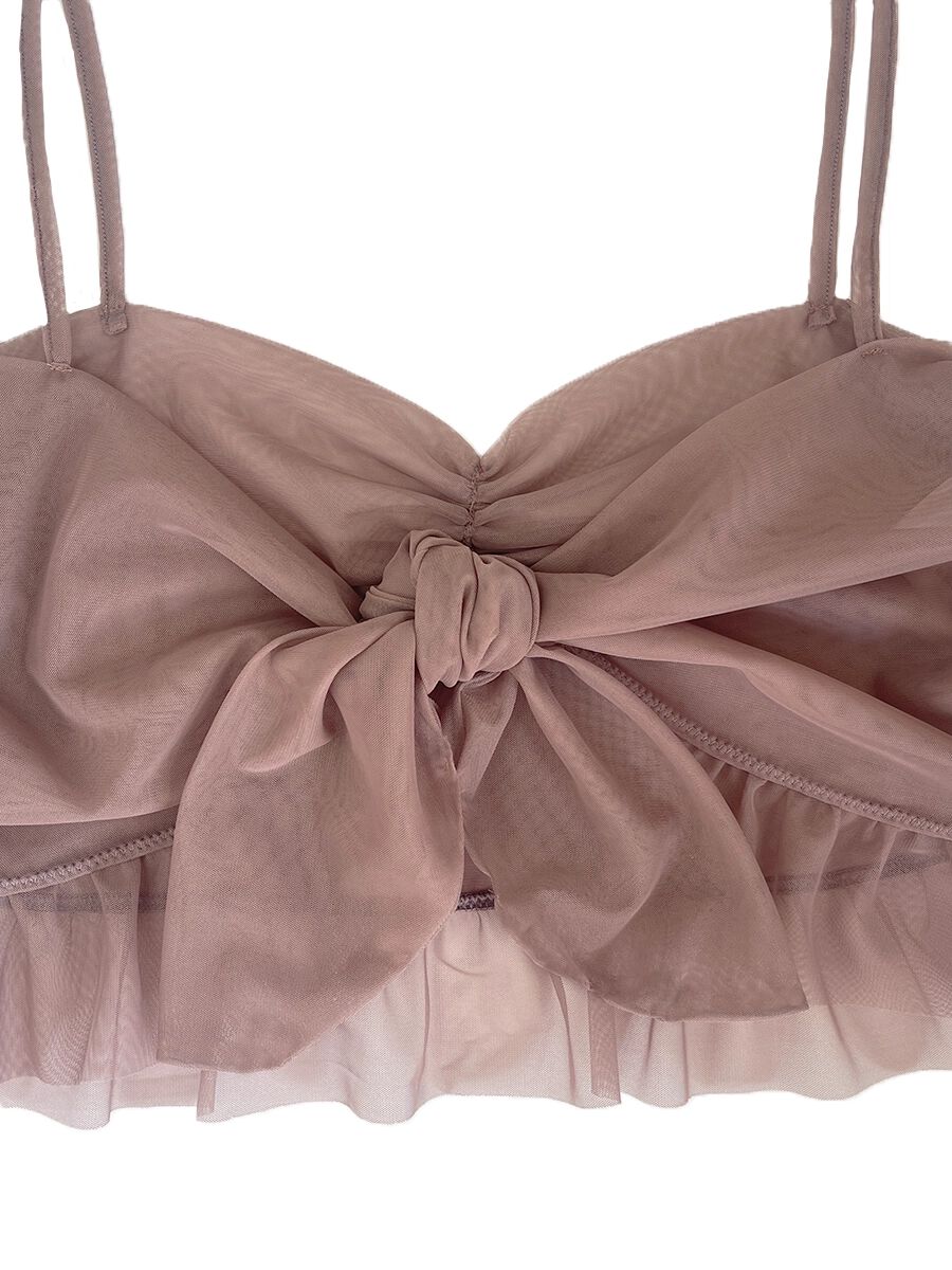 PEAK&PINE「お水OK！チュール素材キャミソールトップス/レイヤードアイテム」|スポーツ|