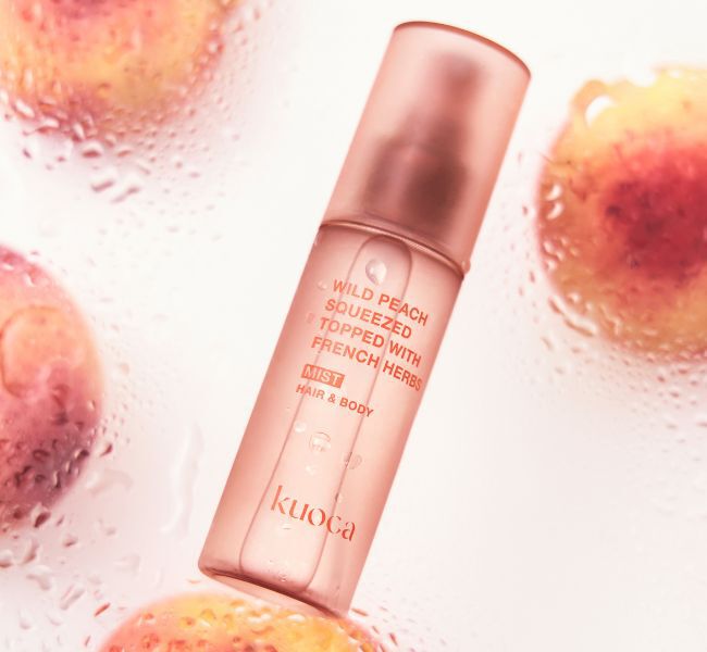 kuoca「【kuoca】ヘア＆ボディ ミスト ワイルドピーチ」|ボディ保湿|