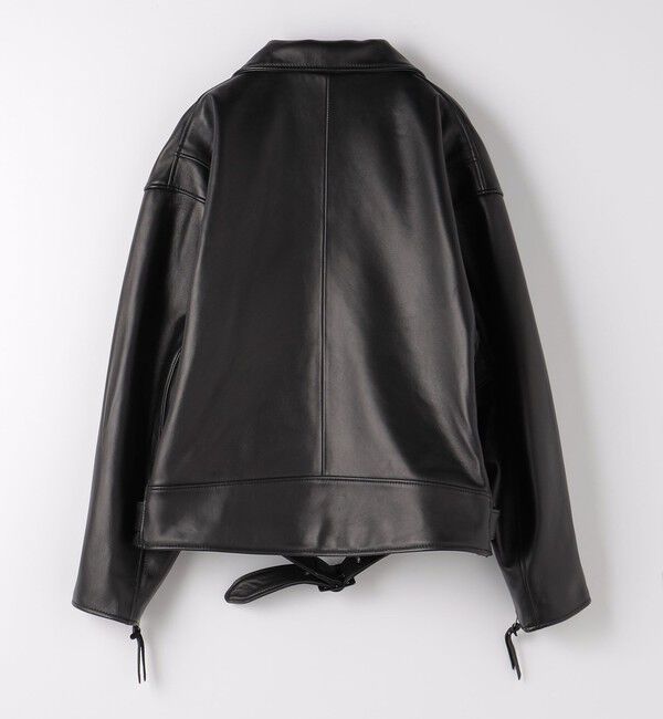 monkey time シープレザー　オーバーサイズ　ダブルライダース monkey time＞ シープ レザー オーバーサイズ ダブルライダース