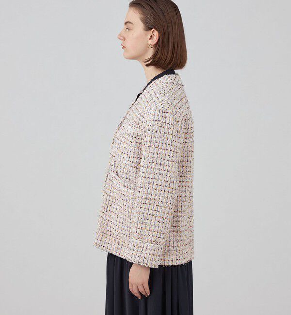 Ballsey「Petunia カラーレスジャケット」|ノーカラージャケット|