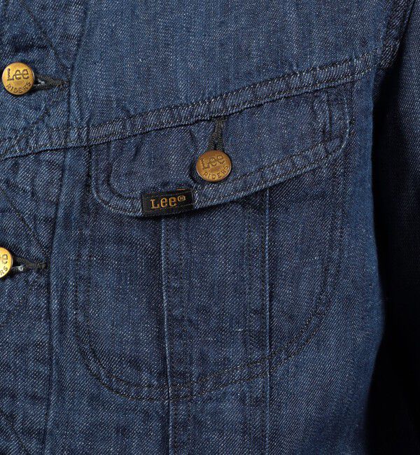 TOMORROWLAND MENS「【別注】Lee Westerner Jacket 7オンスリネンデニム」|ブルゾン・スタジャン|
