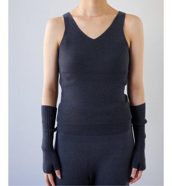 EMILYWEEK「EMILYWEEK &times; NETENE. オープンバックリブタンク」|タンクトップ|