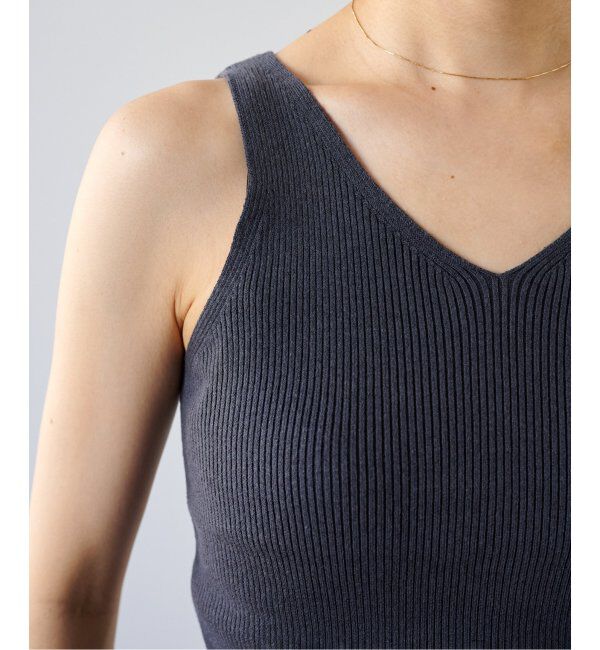 EMILYWEEK「EMILYWEEK &times; NETENE. オープンバックリブタンク」|タンクトップ|