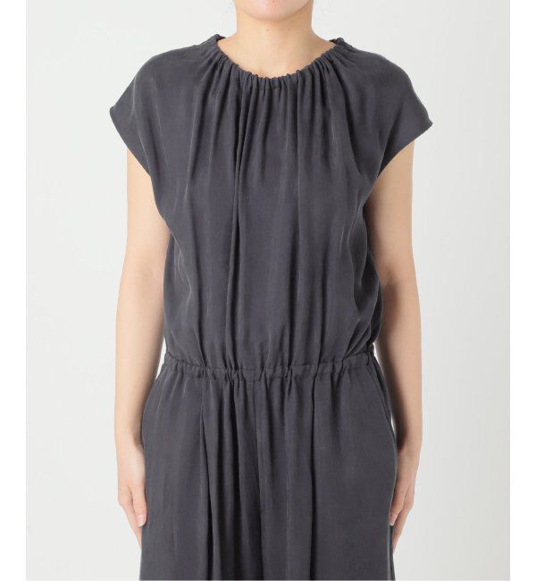 IENA「《追加2》キュプラギャザーネックオールインワン」|オールインワン|