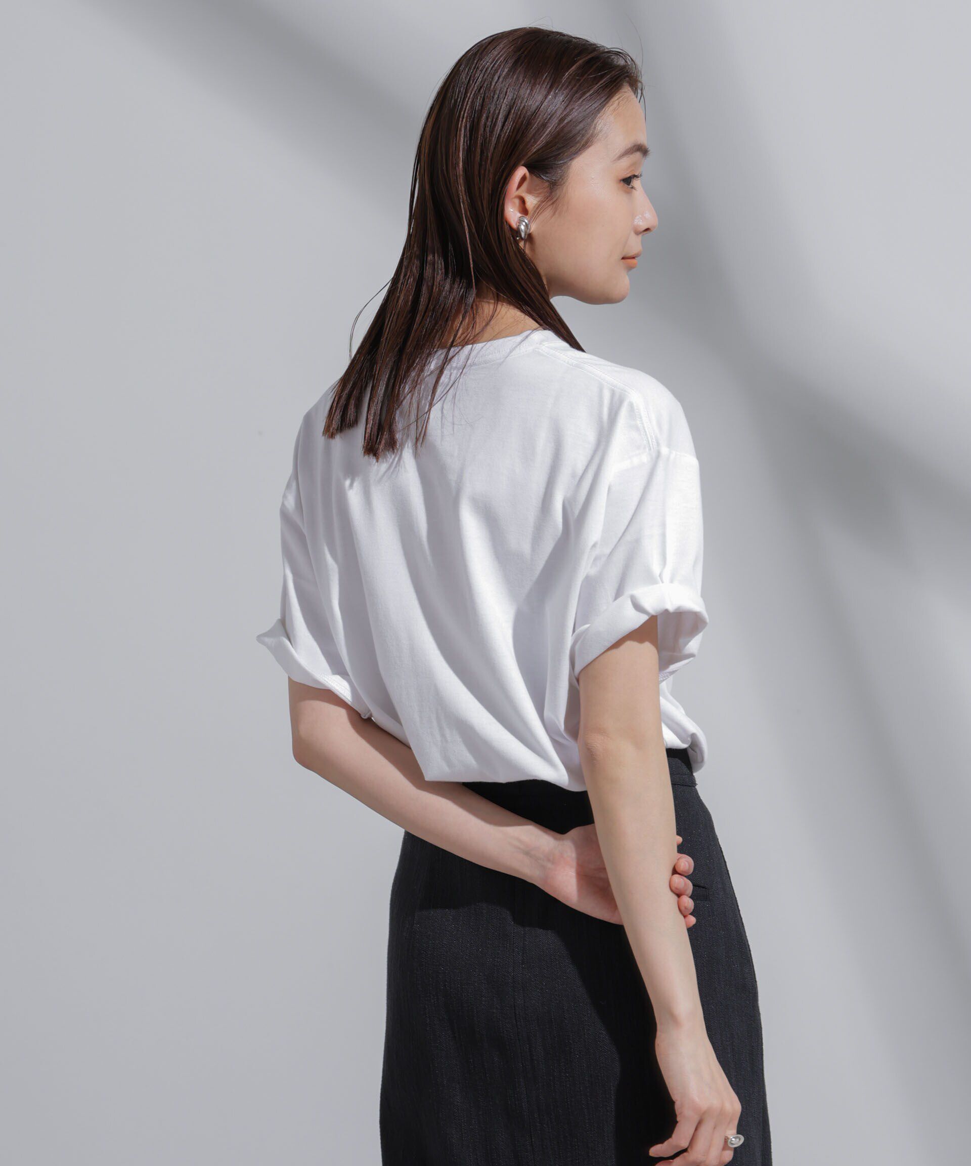 nano･universe「GOOD ROCK SPEED&times;Anti Soaked(R) 汗染み防止 NYC Tシャツ」|Tシャツ・カットソー|