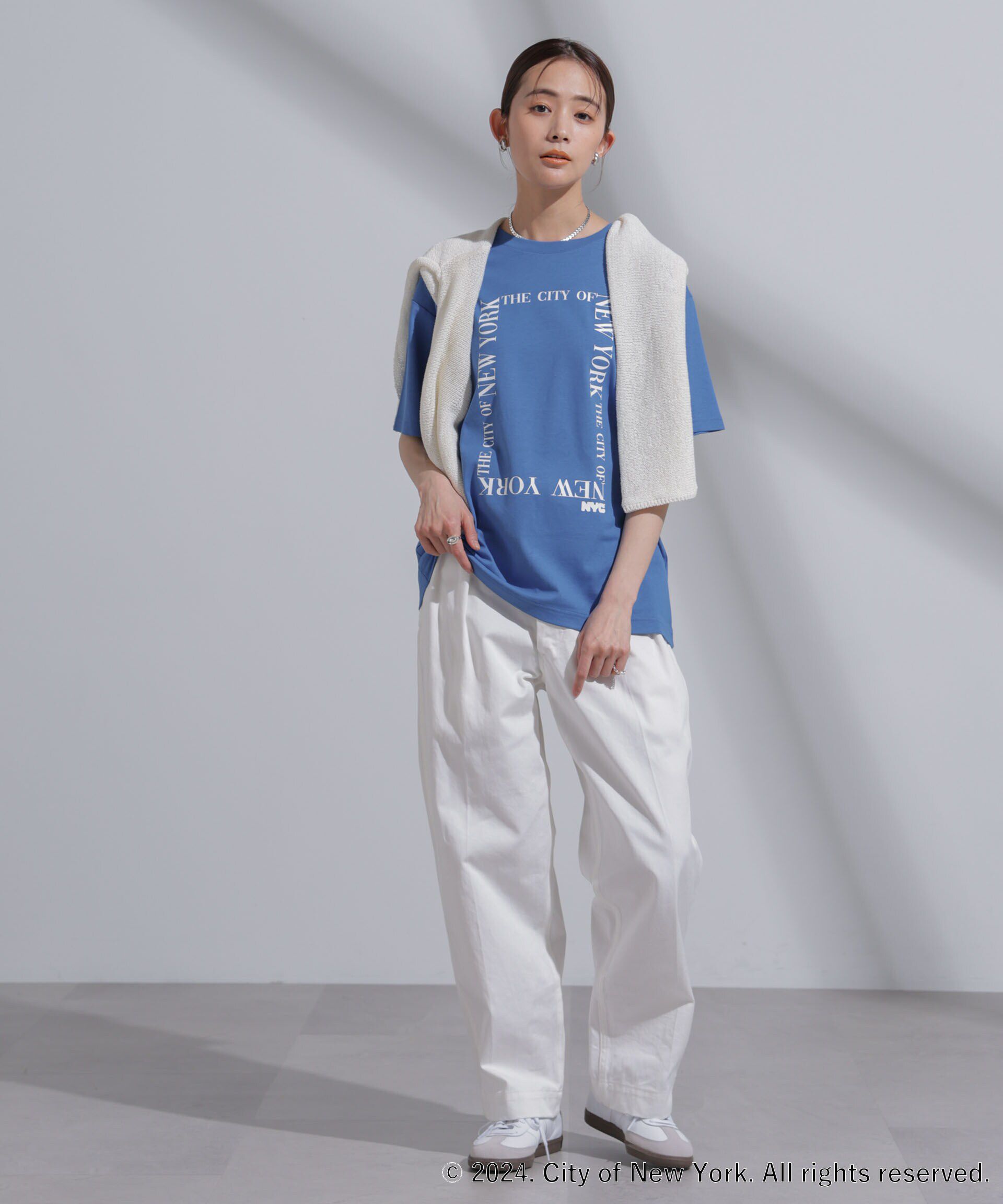 nano･universe「GOOD ROCK SPEED&times;Anti Soaked(R) 汗染み防止 NYC Tシャツ」|Tシャツ・カットソー|