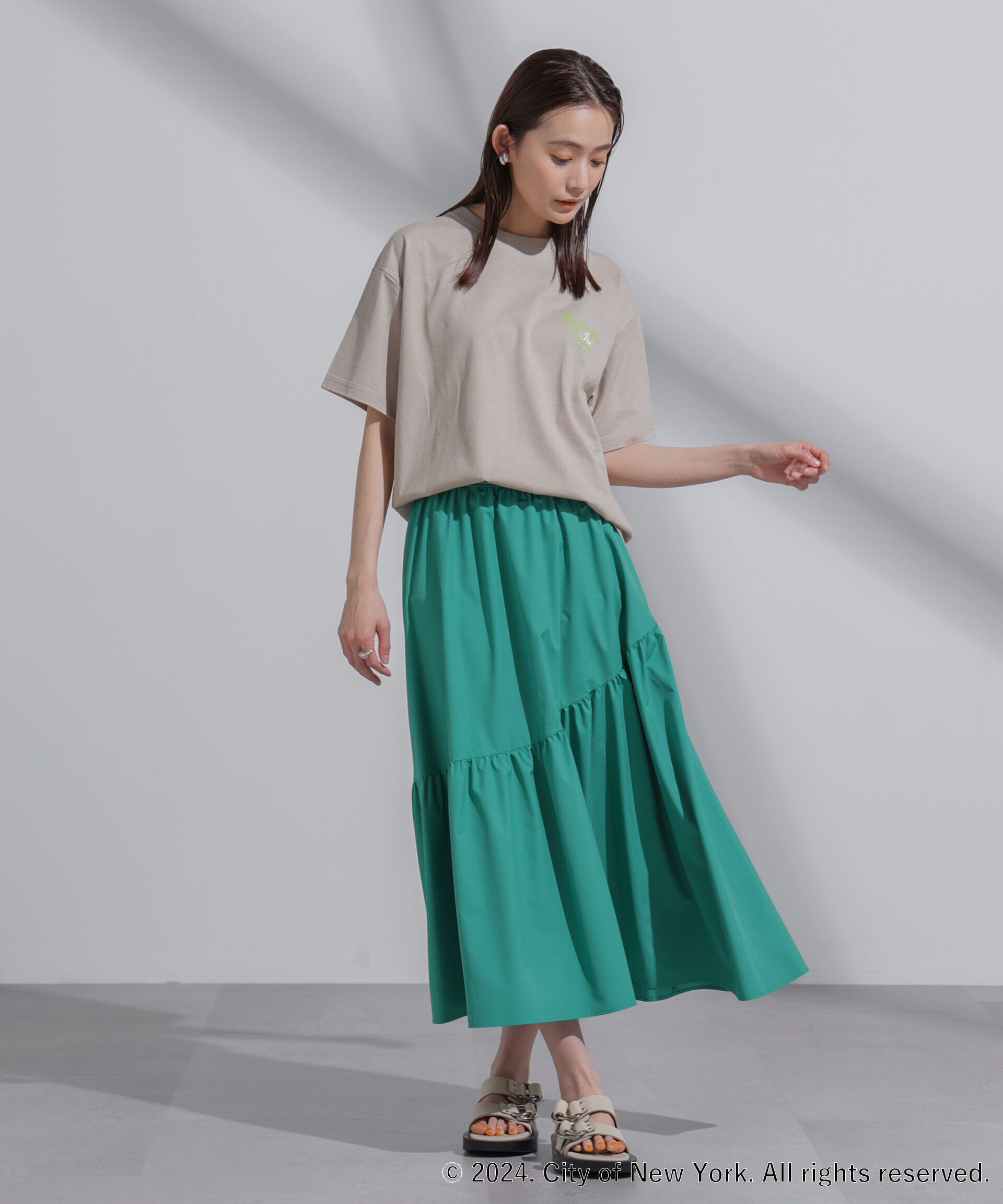 nano･universe「GOOD ROCK SPEED&times;Anti Soaked(R) 汗染み防止 NYC Tシャツ」|Tシャツ・カットソー|