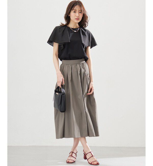 組曲「コットンポンチケープライク ブラウス」|Tシャツ・カットソー|