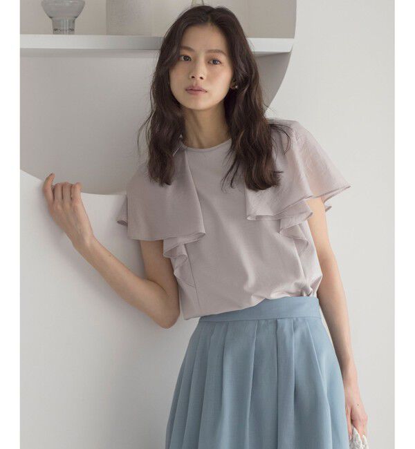 組曲「コットンポンチケープライク ブラウス」|Tシャツ・カットソー|ﾋﾟﾝｸﾍﾞ