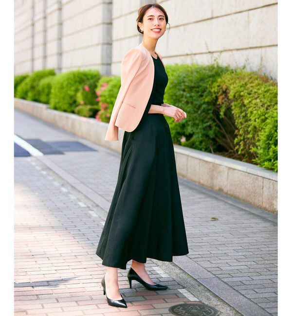 BEIGE,「CINDY / ダブルカラージャケット」|ノーカラージャケット|