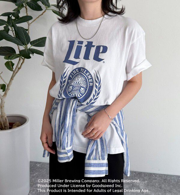 fredy emue「【GOOD ROCK SPEED/グッドロックスピード】Miller LITE 半袖Tシャツ」|Tシャツ・カットソー|